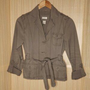 Maurices Womens Military Style Lightweight Jacket Medium